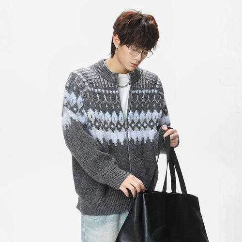 Ethnic style sweater for men